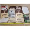 Image 1 : Lot of various farm equipment manuals- some have mold on them