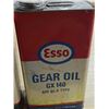 Image 2 : 2 Esso gear oil tins- 1 is half full
