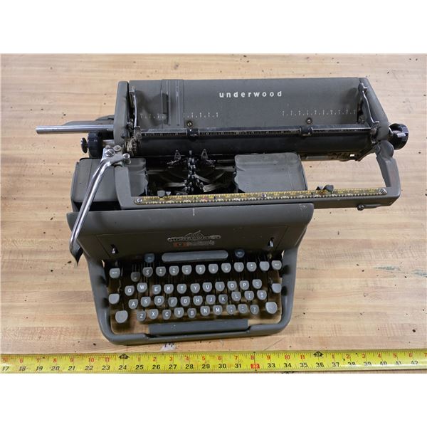 Underwood type writer