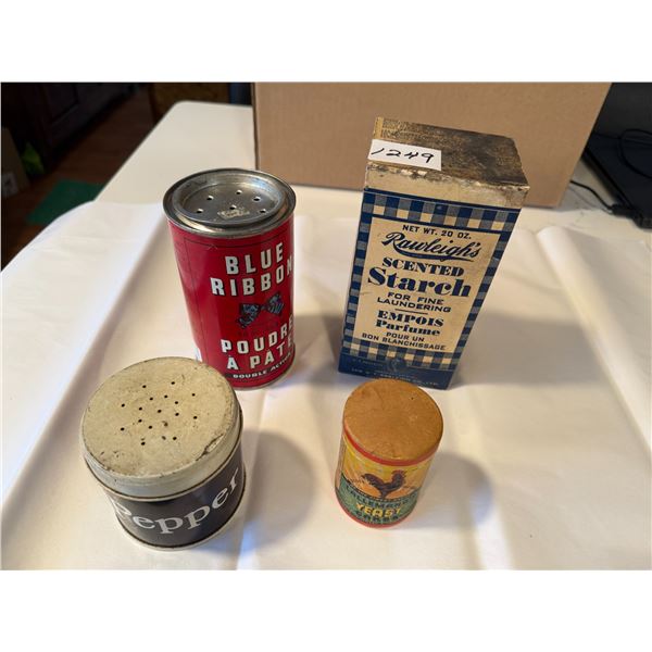 1249 Vintage containers