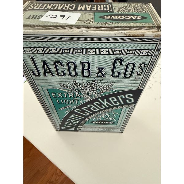 1291 jacobs crackers tin