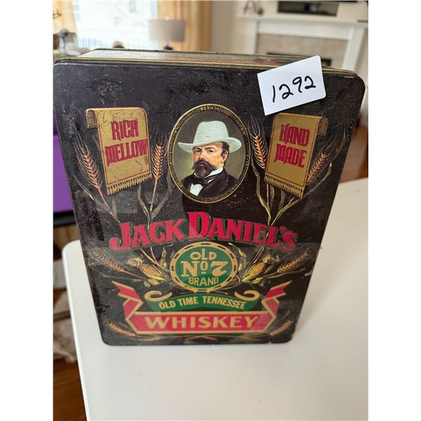 1292 jack daniels tin