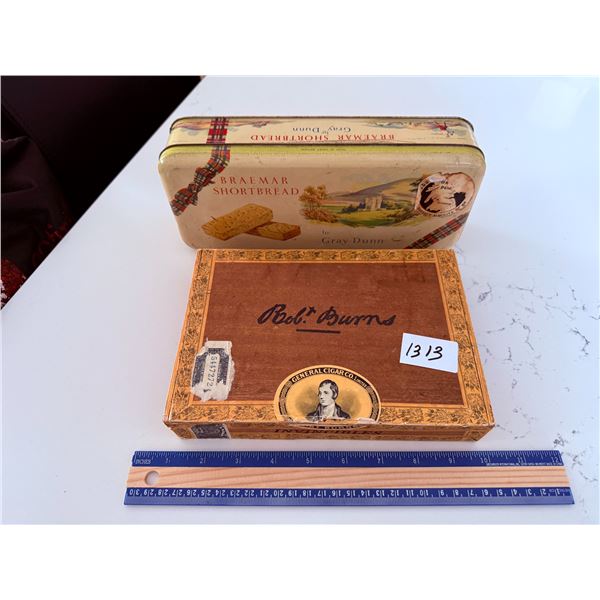 1313 cigar box & tin