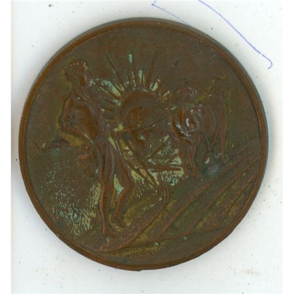 Antique 1937 Commemoration Grain Exhibition Regina Canada Coin