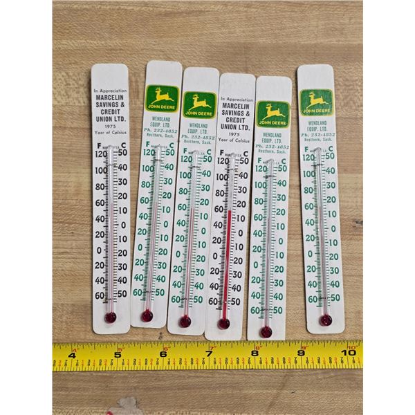6 advertising thermometers