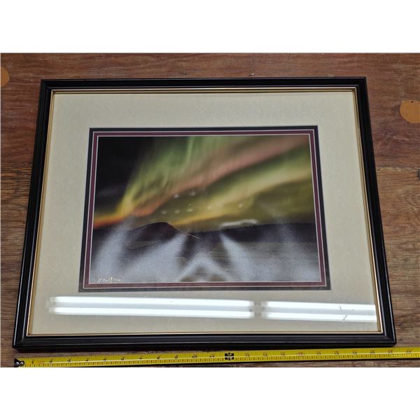 Print picture of northern lights- 21" by 17"
