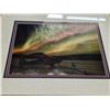 Image 2 : Print picture of northern lights- 21" by 17"