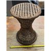 Image 1 : Wicker plant stand- 18"H