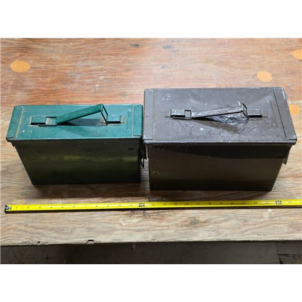 2 ammo boxes