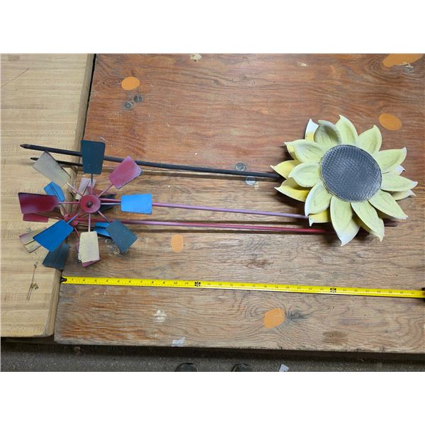 Standing garden décor items