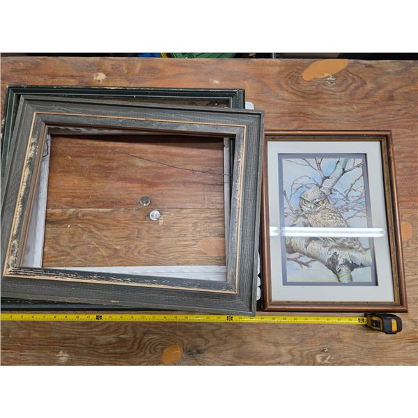 Picture and 3 frames- 17' by 13"