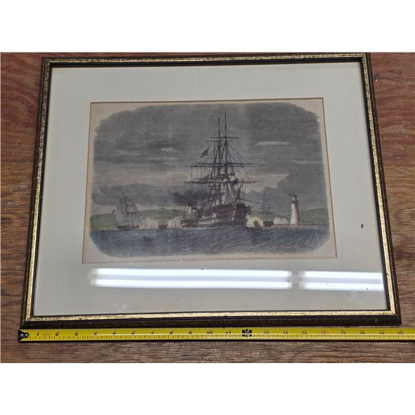 Departure of whales picture- 20" by 17"