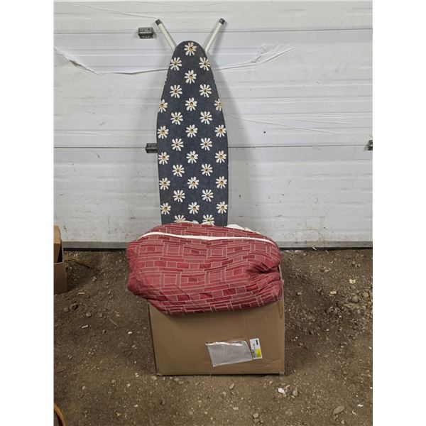 Blankets and ironning board
