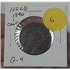 Image 1 : Newfoundland. 1890 1 Large Cent. G-4.