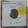 Image 1 : Netherlands East Indies. 1860 Half Cent.  VG.