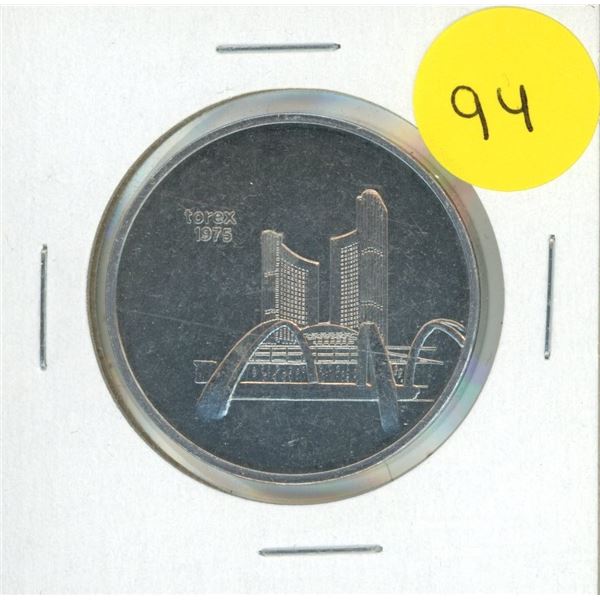 1975 Torex medal. Scarce.