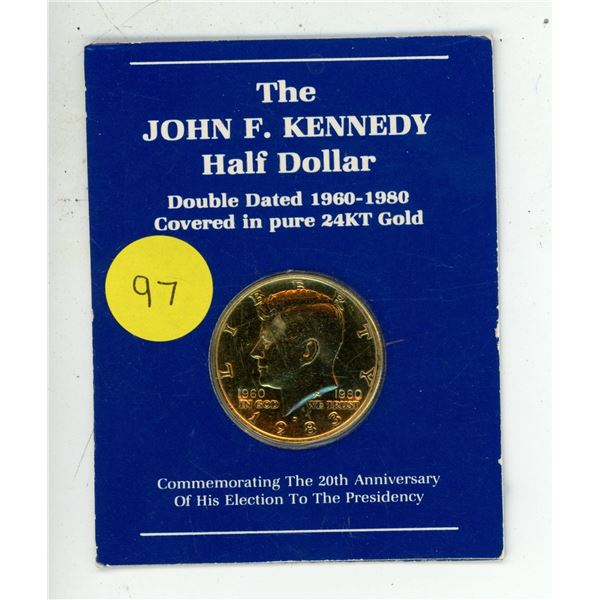 The John F. Kennedy Half Dollar Doubled Dated 1960 – 1980 on a 1983 Denver Mint Half Dollar