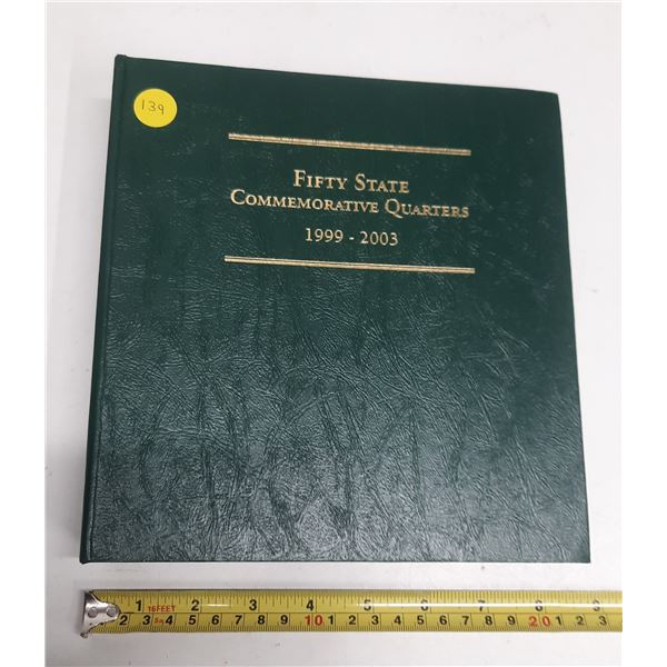 50 State Commemorative Quarters 1999 – 2003 Collection. Contains almost all the coins inclu