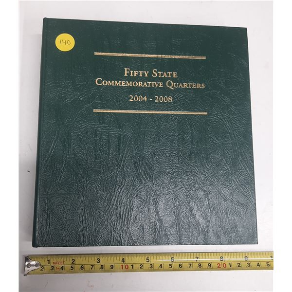50 State Commemorative Quarters 2004 – 2008 Collection. Contains almost all the coins inclu