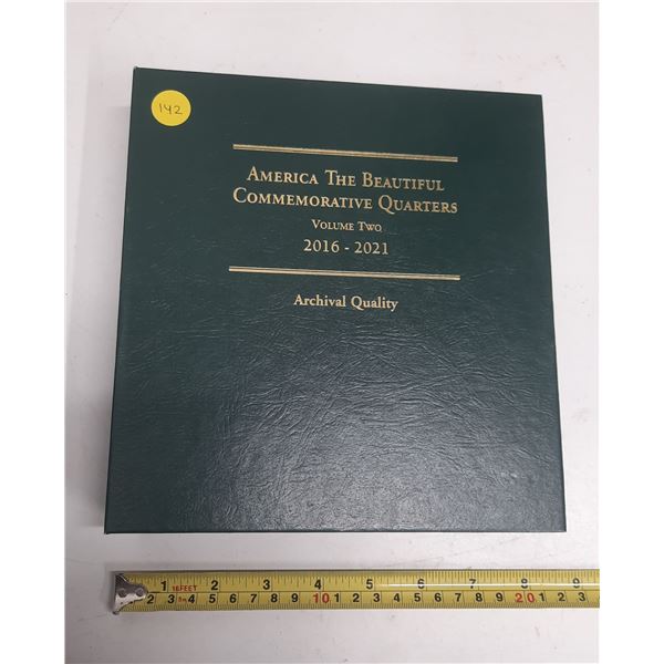 America the Beautiful Commemorative Quarters 2016 – 2021 Collection. Contains almost all th
