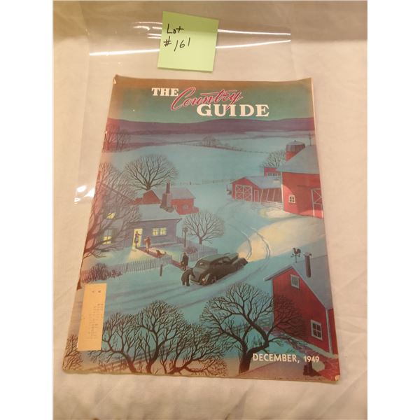 Vintage December 1949 Country Guide Magazine – Classic Canadian Farm Holiday Issue - Charmi