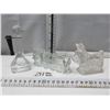 Image 1 : 3 Different glass Candy Containers