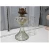 Image 4 : #2 Glass Coil Oil Lamp w/ Chimney