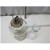Image 4 : #2 Glass Coil Oil Lamp w/ Chimney