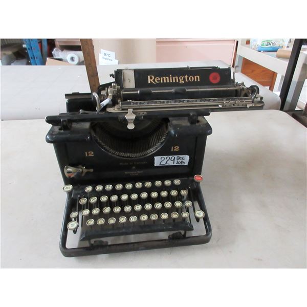 Early Remington Typewriter