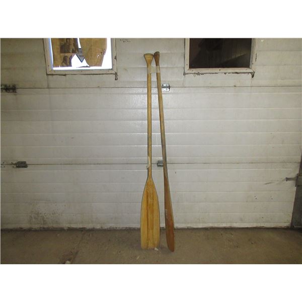 2 Canoe Paddles