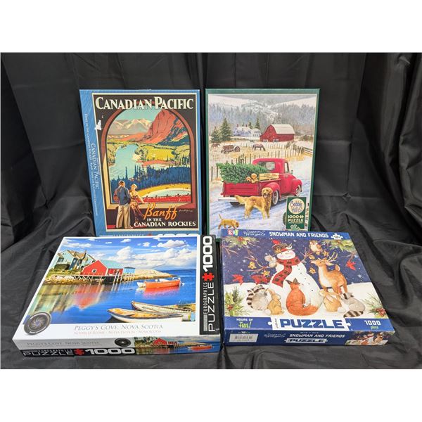4 1000 pc Jigsaw Puzzles