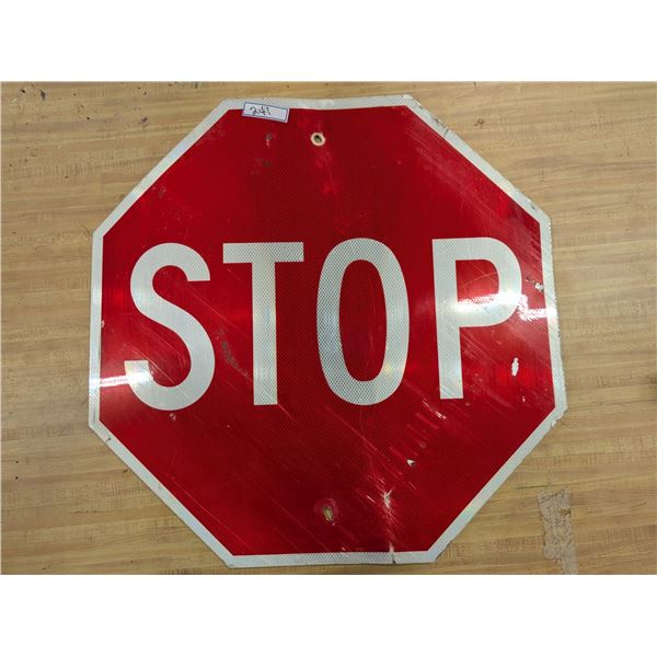 Lg.Stop Highway Sign