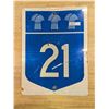 Image 1 : Highway 21 Highway Sign