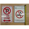 Image 2 : No Smoking and Fire Zone Signs