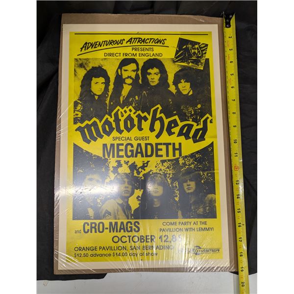 Motorhead Concert Poster