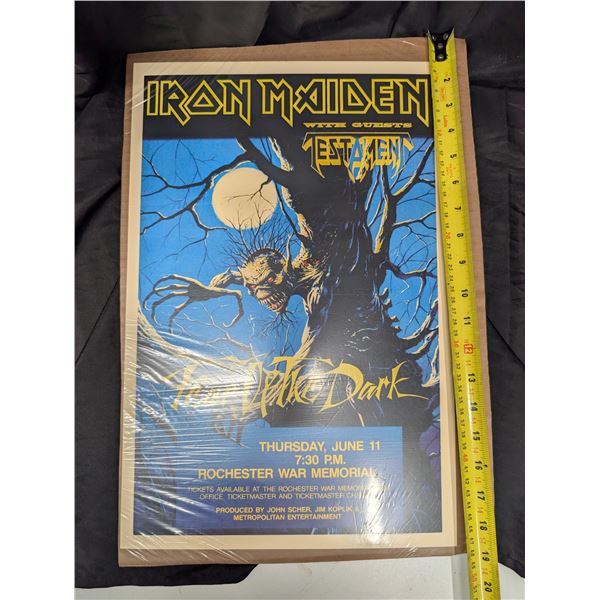 Iron Maiden Concert Poster