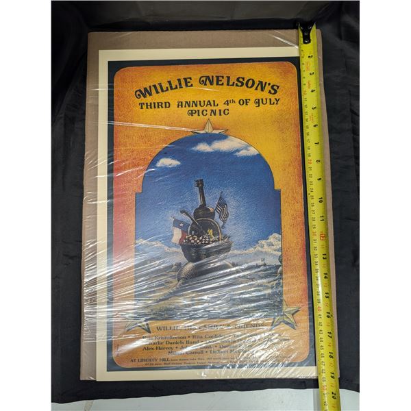 Willie Nelson Concert Poster
