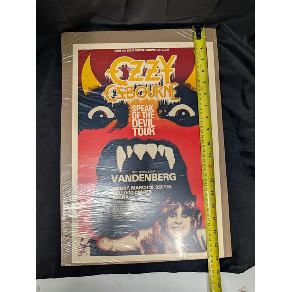 Ozzy Osbourne Concert Poster