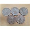 Image 1 : 5 Usa half dollar coins