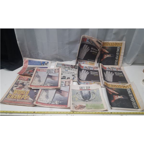 Lot of 2008, 2009, 2010 Newspaper.