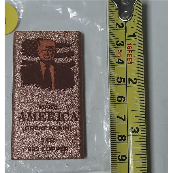 Make America Great Again ! 5 oz 999 Copper.