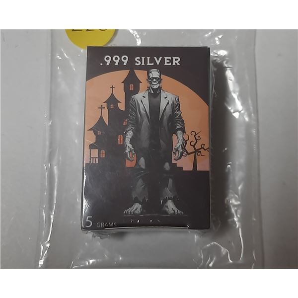 .999 Silver 5 Grams.