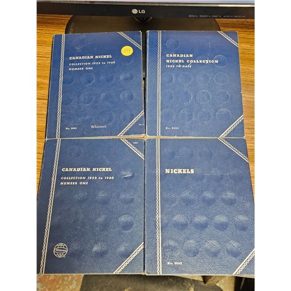 (4) Canadian Nickel Collection Books