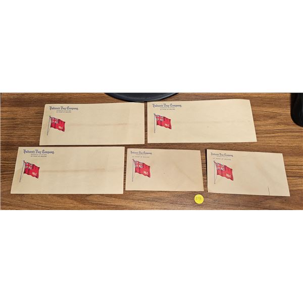 (5) Hudson Bay Company Envalopes feat. Red Ensign Flag