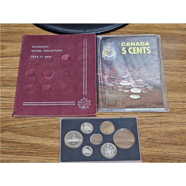 Assorted Canadian Coins inc. 1981 Proof-Like Nickel