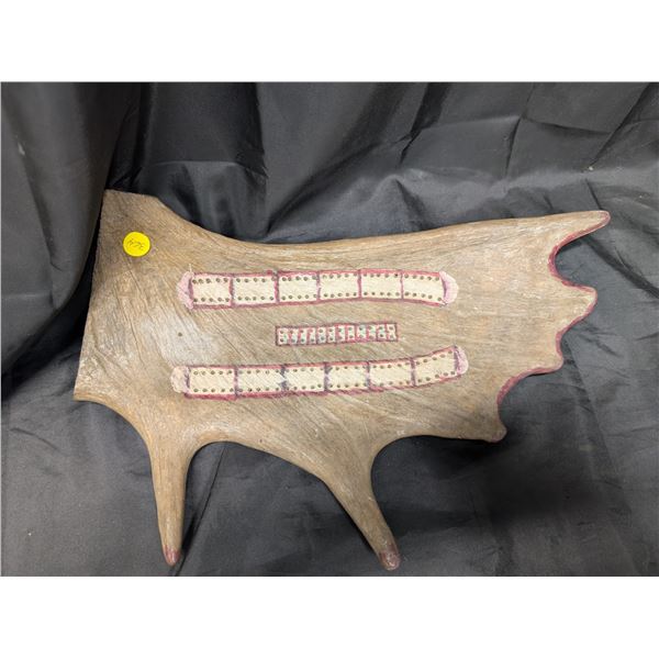 Moose Antler Crib Board