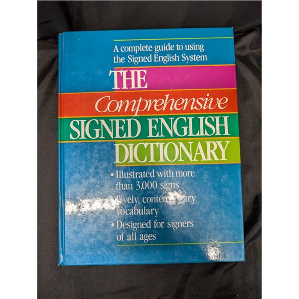 Vintage English Hardcover Dictionary