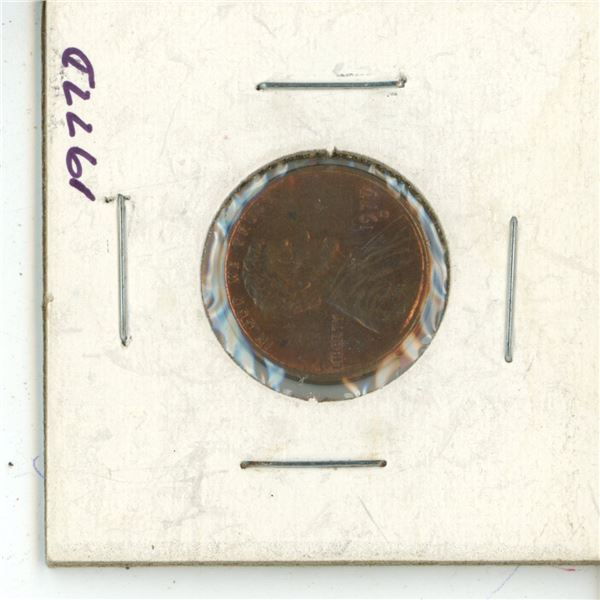 American one Cent Coin 1977 D