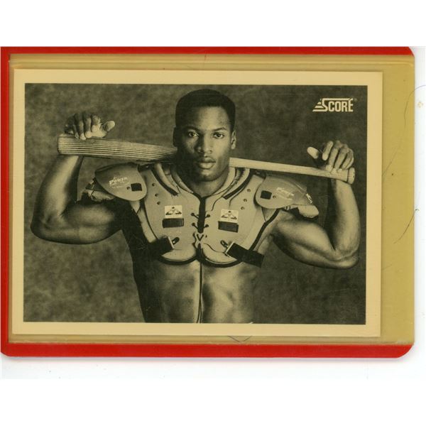 Bo Jackson Score 1990 Collector Base Ball Card #697