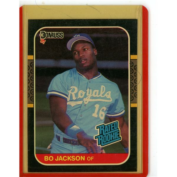 Bo Jackson LEAF 87' Rated Rookie No 35 Baseball card